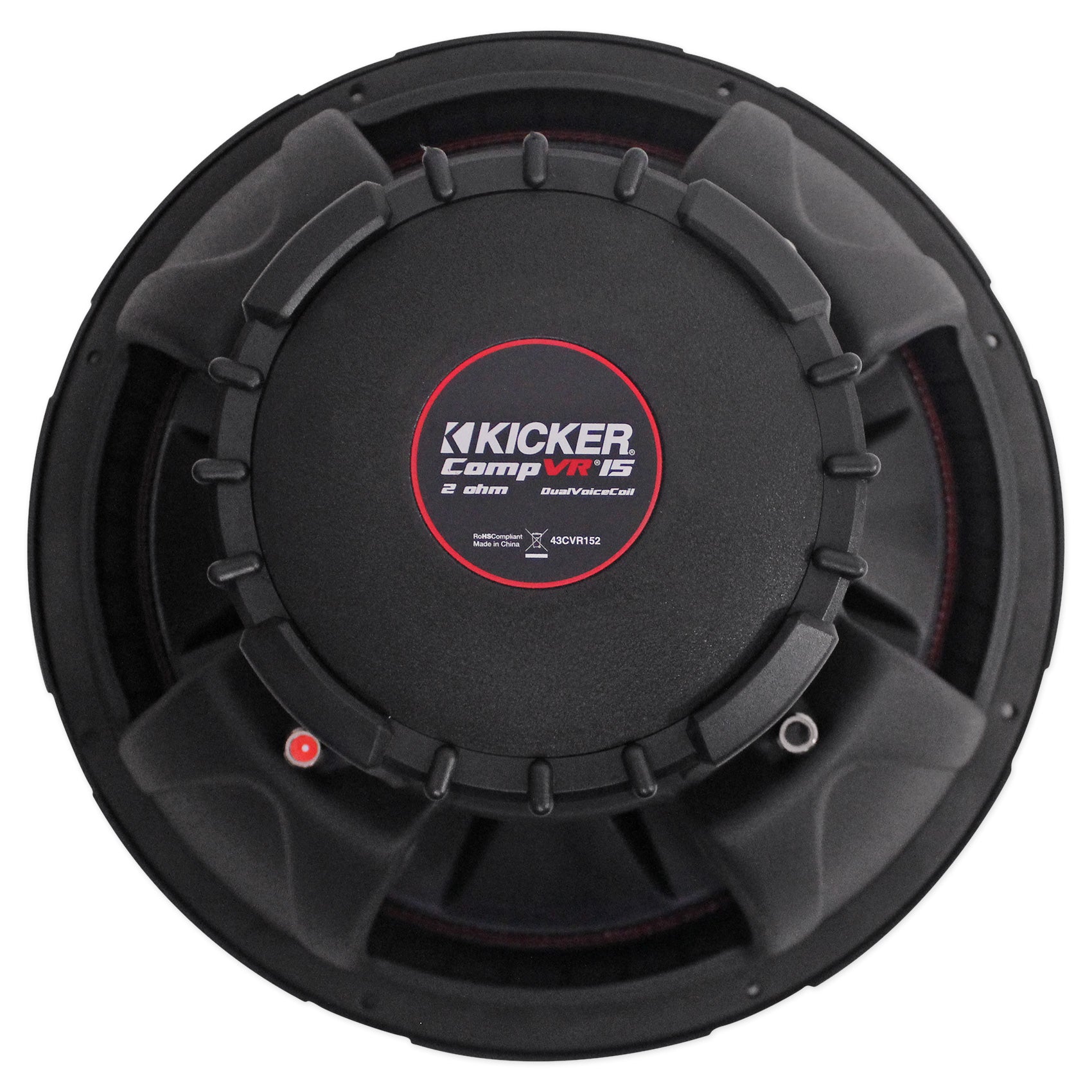 2) Kicker 43CVR152 COMPVR 15" 2000W Subwoofers+Sealed Sub Box+Amplifier+Amp Kit
