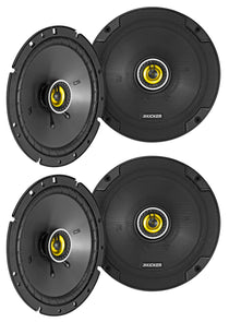 (4) KICKER 46CSC674 6.75" 6-3/4" 600w 4-Ohm Car Audio Coaxial Speakers CSC674