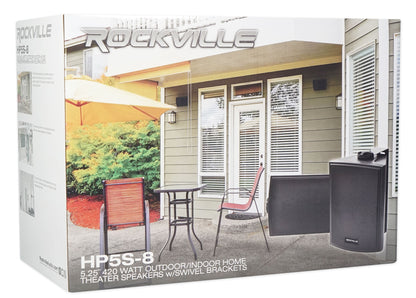 HP5S-8 BK BOAT 4-Pair