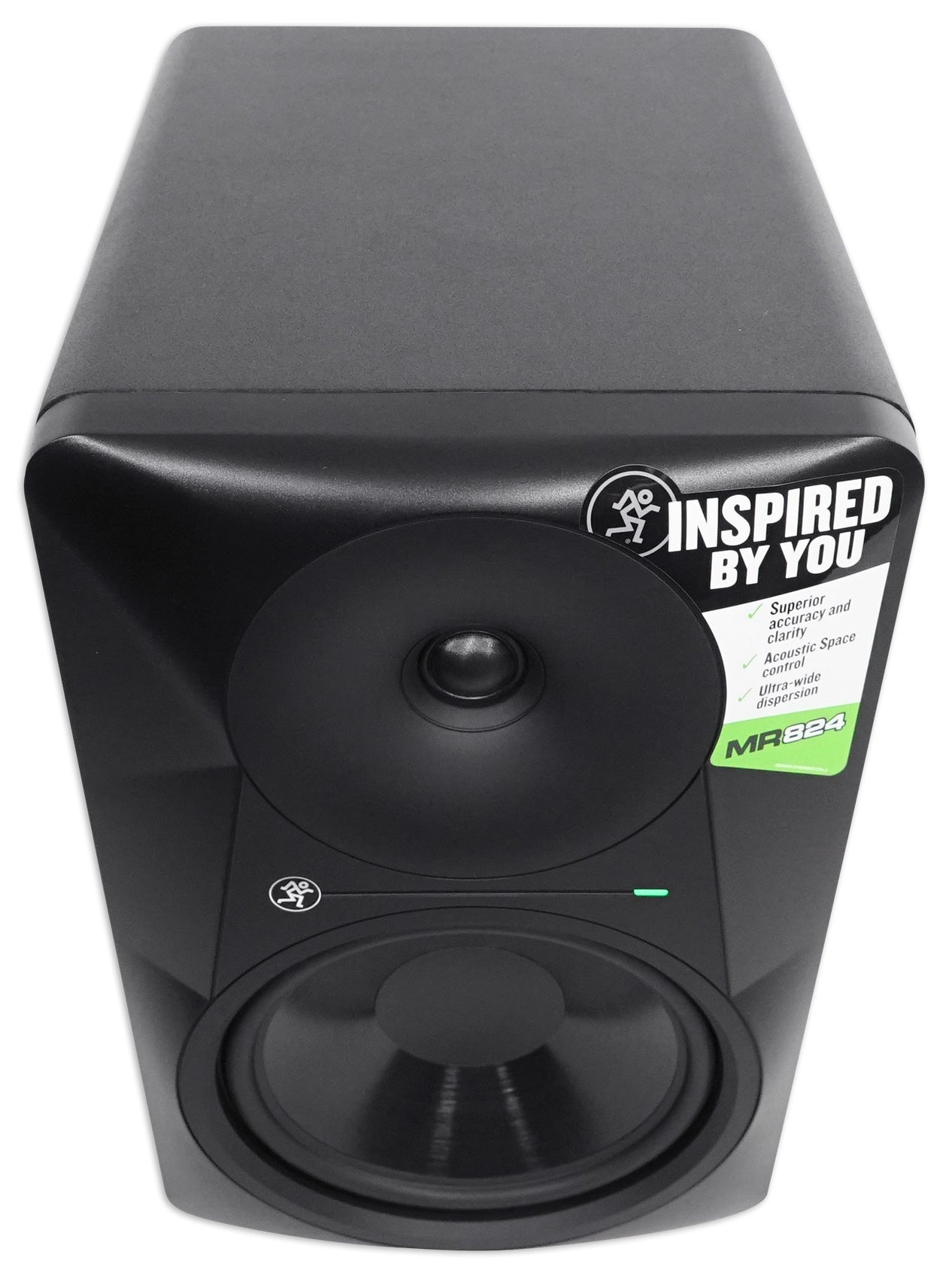 Pair Mackie MR824 8” 85 Watt Powered Active Studio Monitor Speakers+21" Stands