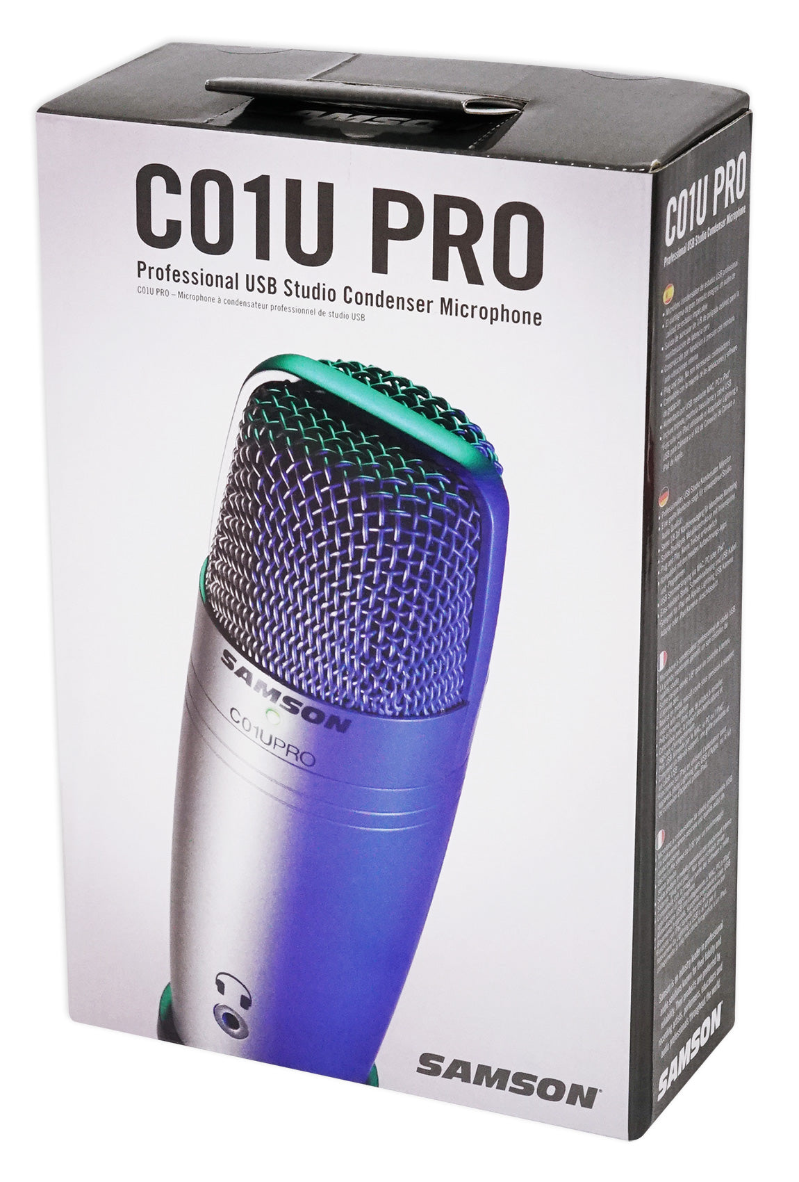 Samson C01U Pro USB Studio Condenser Microphone+Tripod Stand+Curved Pop Filter