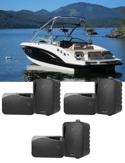 HP4S BK Boat 3-Pair
