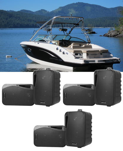 HP4S-8 BK BOAT 3-Pair
