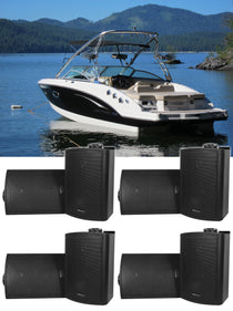 HP5S-8 BK BOAT 4-Pair