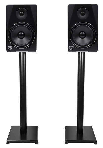 APM5B Black + RS29B 29" Speaker Stands Bundle