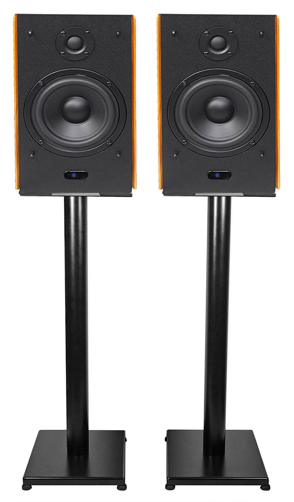 HD5 Black + RS29B 29" Speaker Stands Bundle