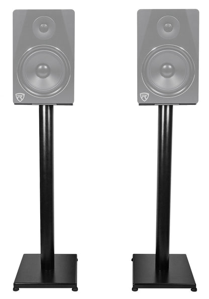 HD5 Black + RS29B 29" Speaker Stands Bundle