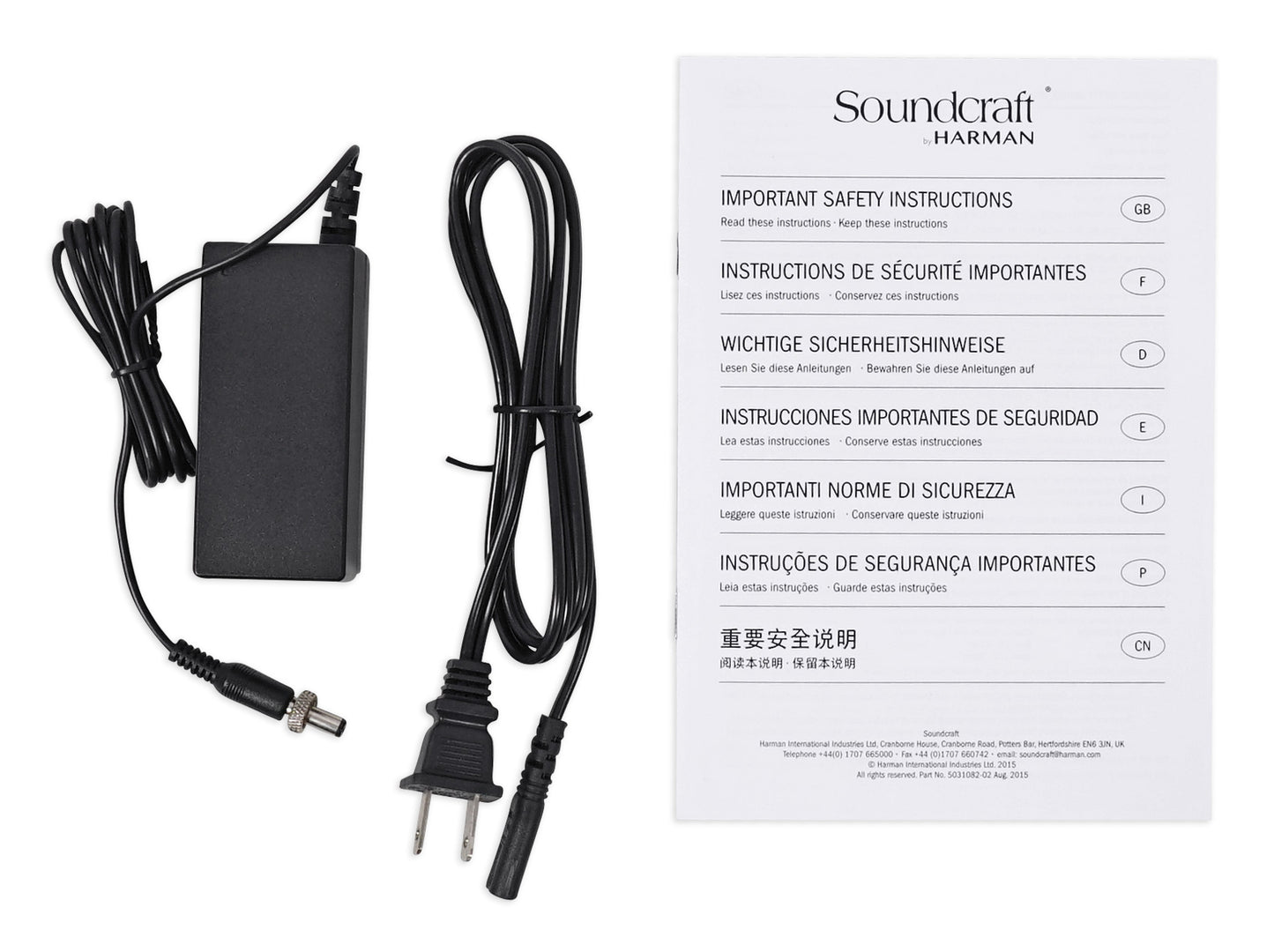 Soundcraft Ui12 Digital Mixer w/Wifi+App Control+Recording Ui 12+Snake Cable