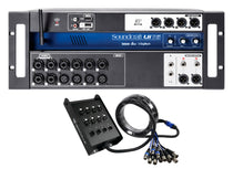 Soundcraft Ui16 Digital Mixer w/Wifi+App Control+Recording Ui 16+Snake Cable