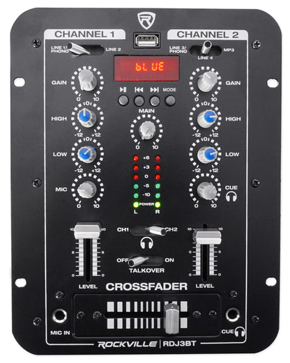 Gemini CDX-2250i Pro DJ Dual Two Deck Rack Mount CD/MP3 Media Player+2-Ch Mixer