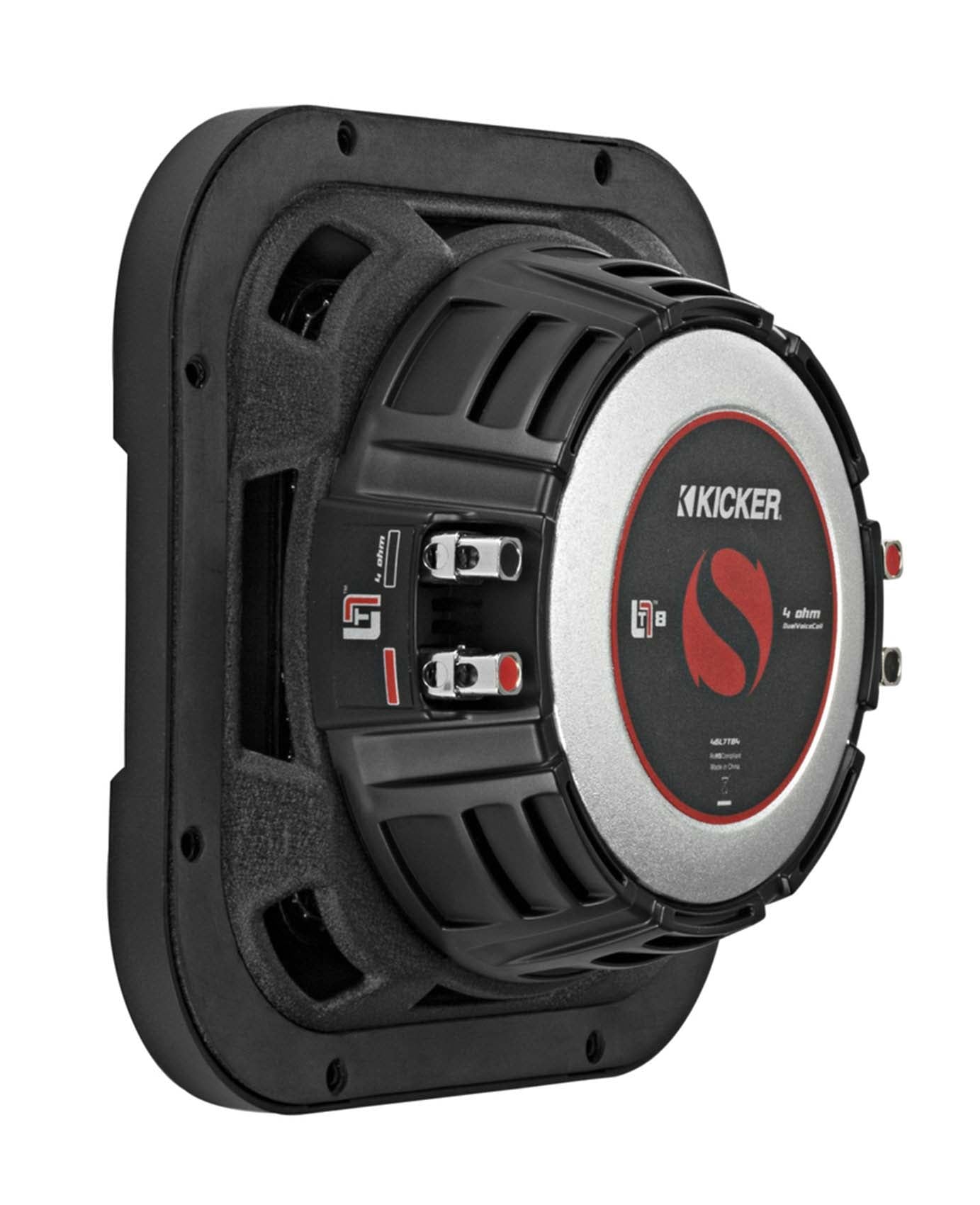 KICKER 46L7T84 8" 700w L7T Car Subwoofer Solo-Baric Sub+Mono Amplifier+Amp Kit