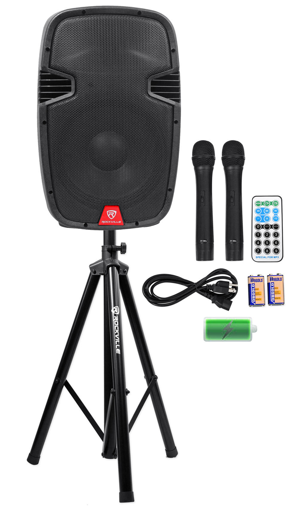 RAM12BT + RVES05 Speaker Stand Bundle