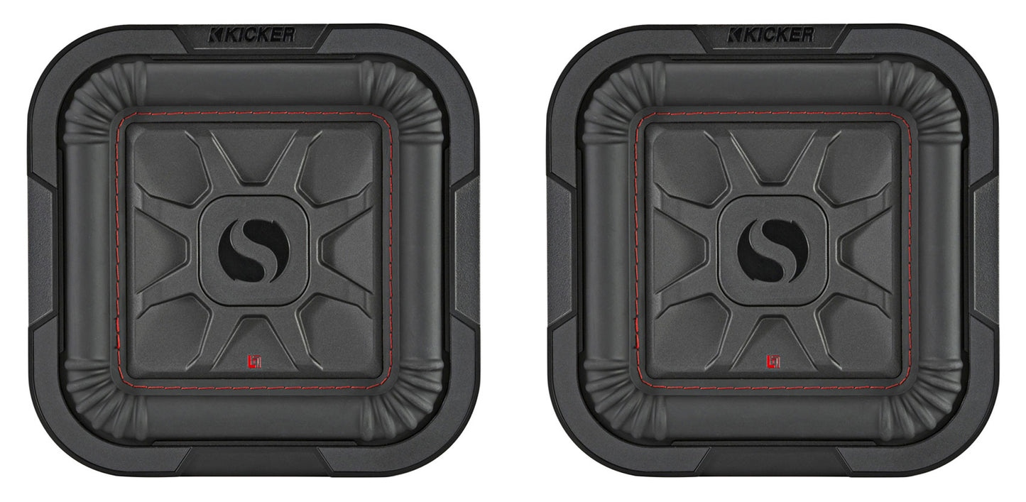 2) KICKER 46L7T84 8" 700 Watt L7T Car Subwoofers Solo-Baric Subs L7T84 DVC 4-Ohm