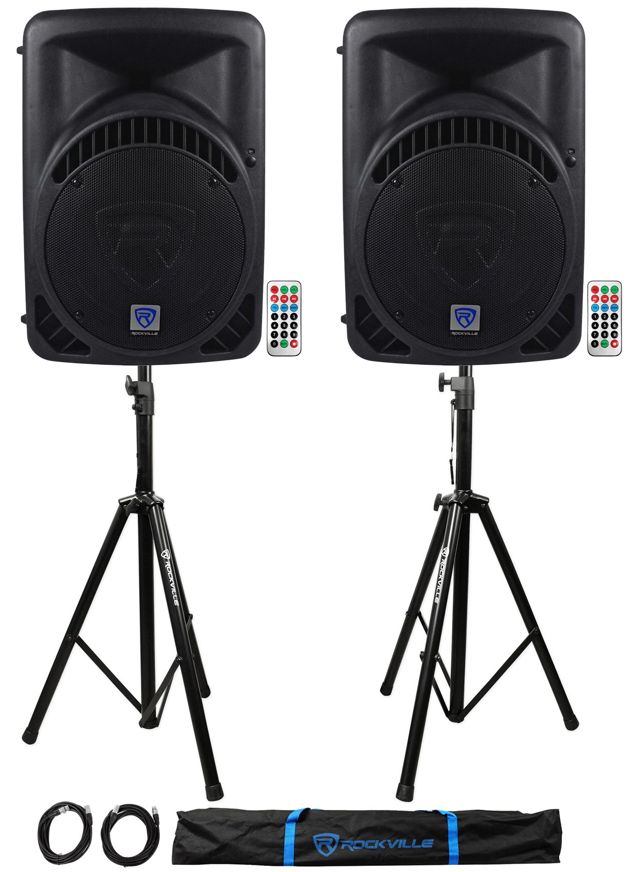 RPG12BT V2 2-Pack + Adjustable Tripod Stands Bundle