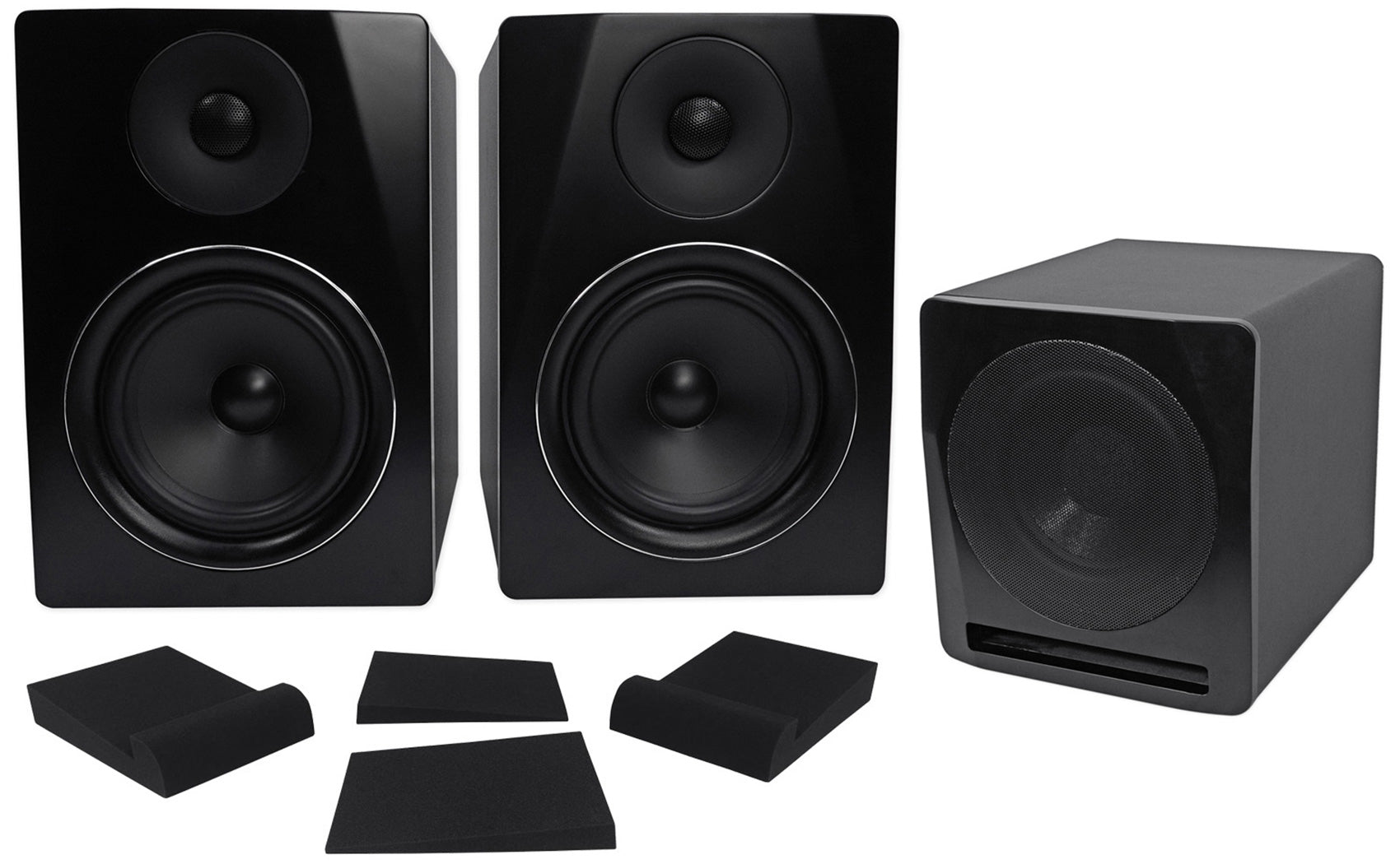 APM6B 6.5" Studio Monitors + APM10B 10" Subwoofer Bundle