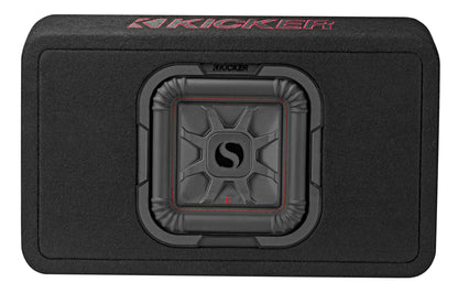 KICKER 46TL7T82 L7T 8" 350w Car Subwoofer Solo-Baric Sub in Slim Box+Amp+Wires
