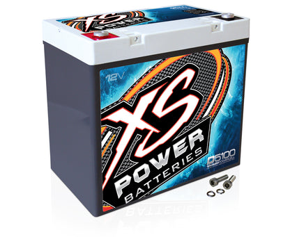 XS Power D5100 3100 Amp AGM Power Cell Car Audio Battery + Bluetooth Speaker