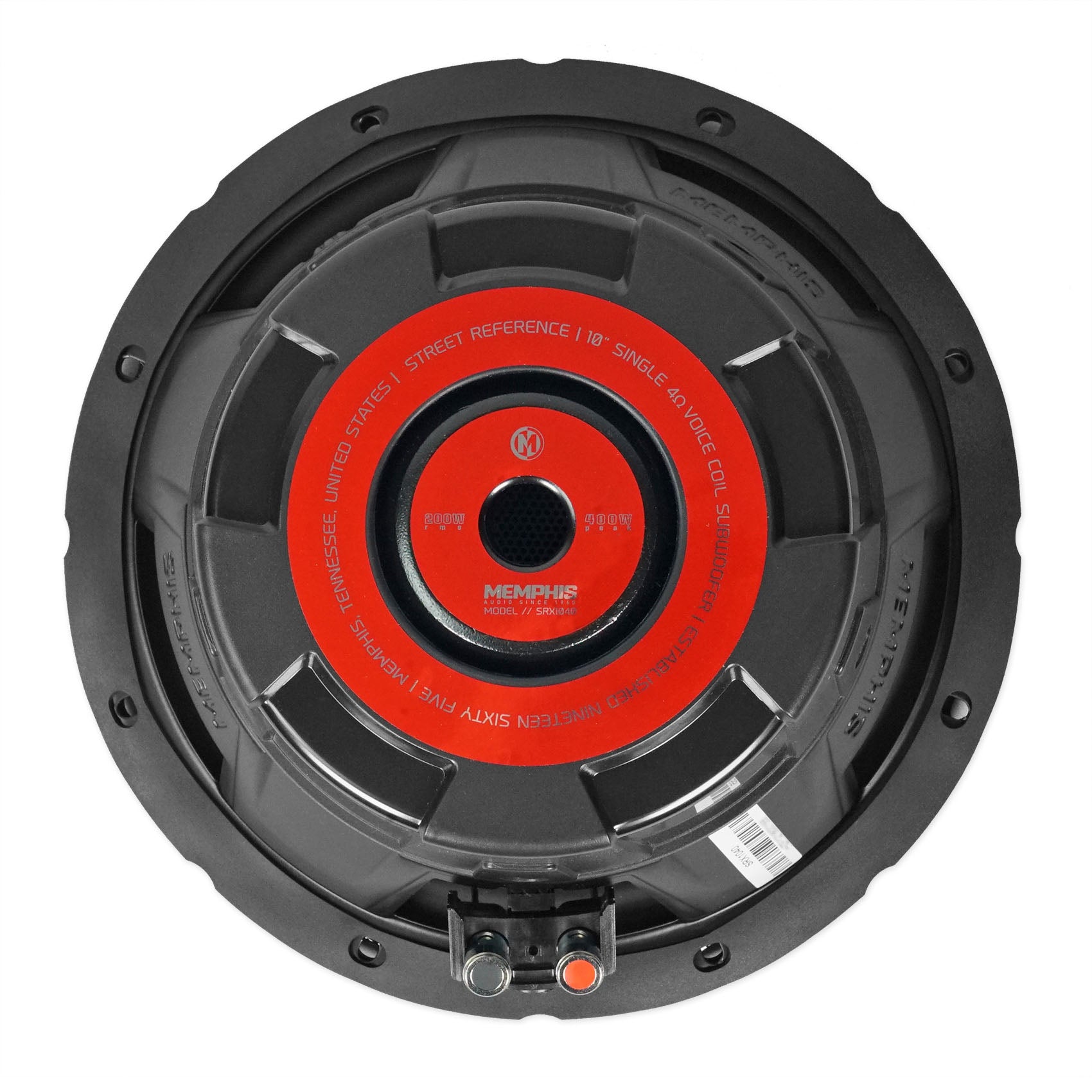 2) Memphis Audio SRX1040 10" 400 Watt SRX 4 Ohm Car Subwoofers+Amplifier+Amp Kit