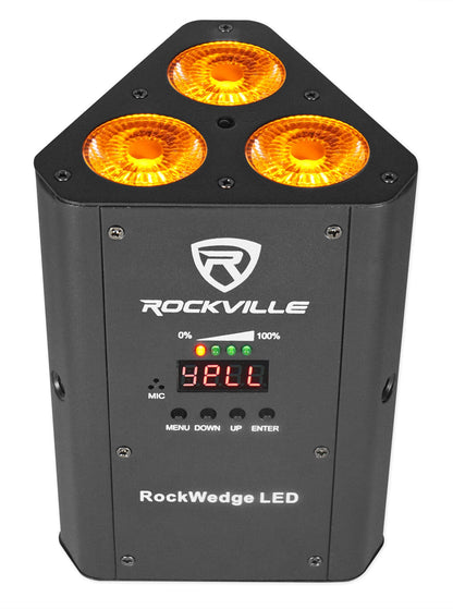 RockWedge LED 4-Pack + RLB30 Lighting Bag Bundle