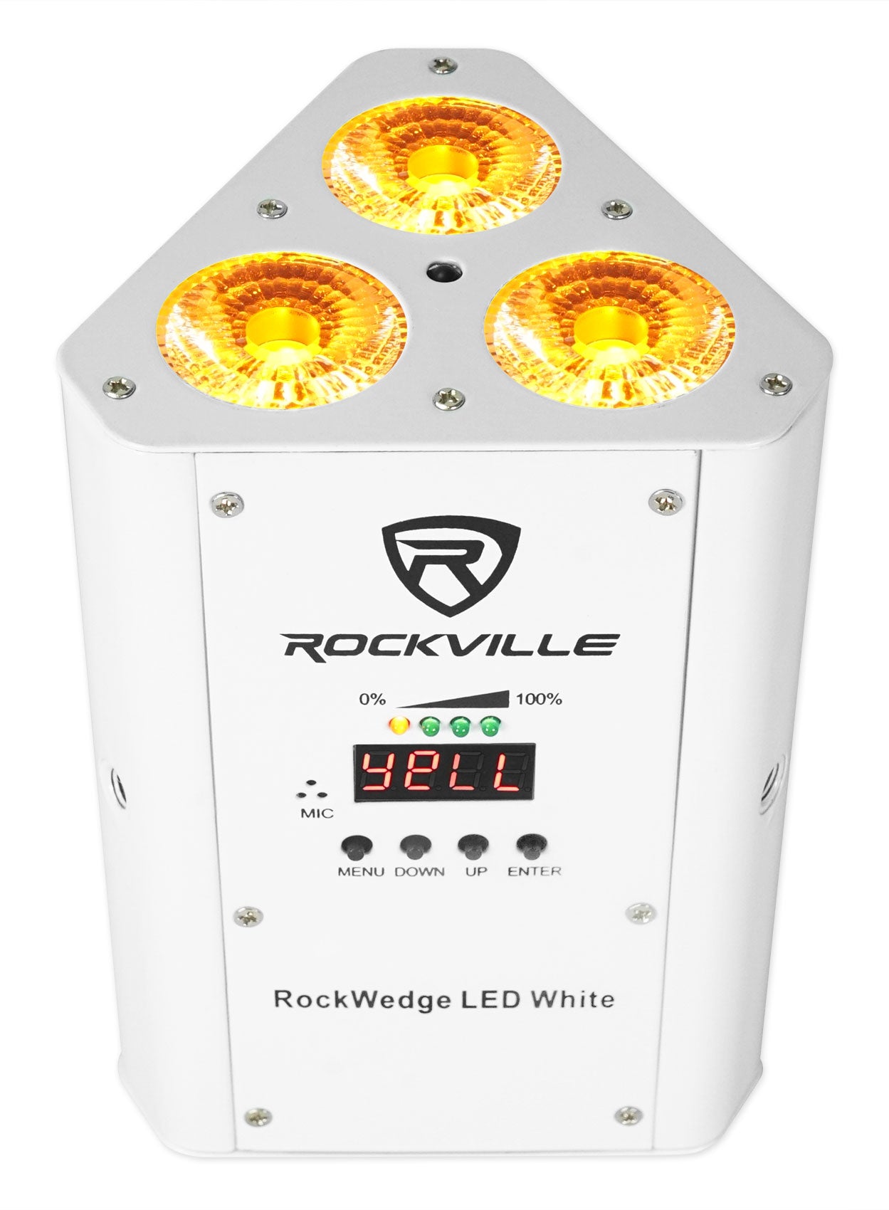RockWedge LED White 4-Pack + RLB30 Lighting Bag Bundle