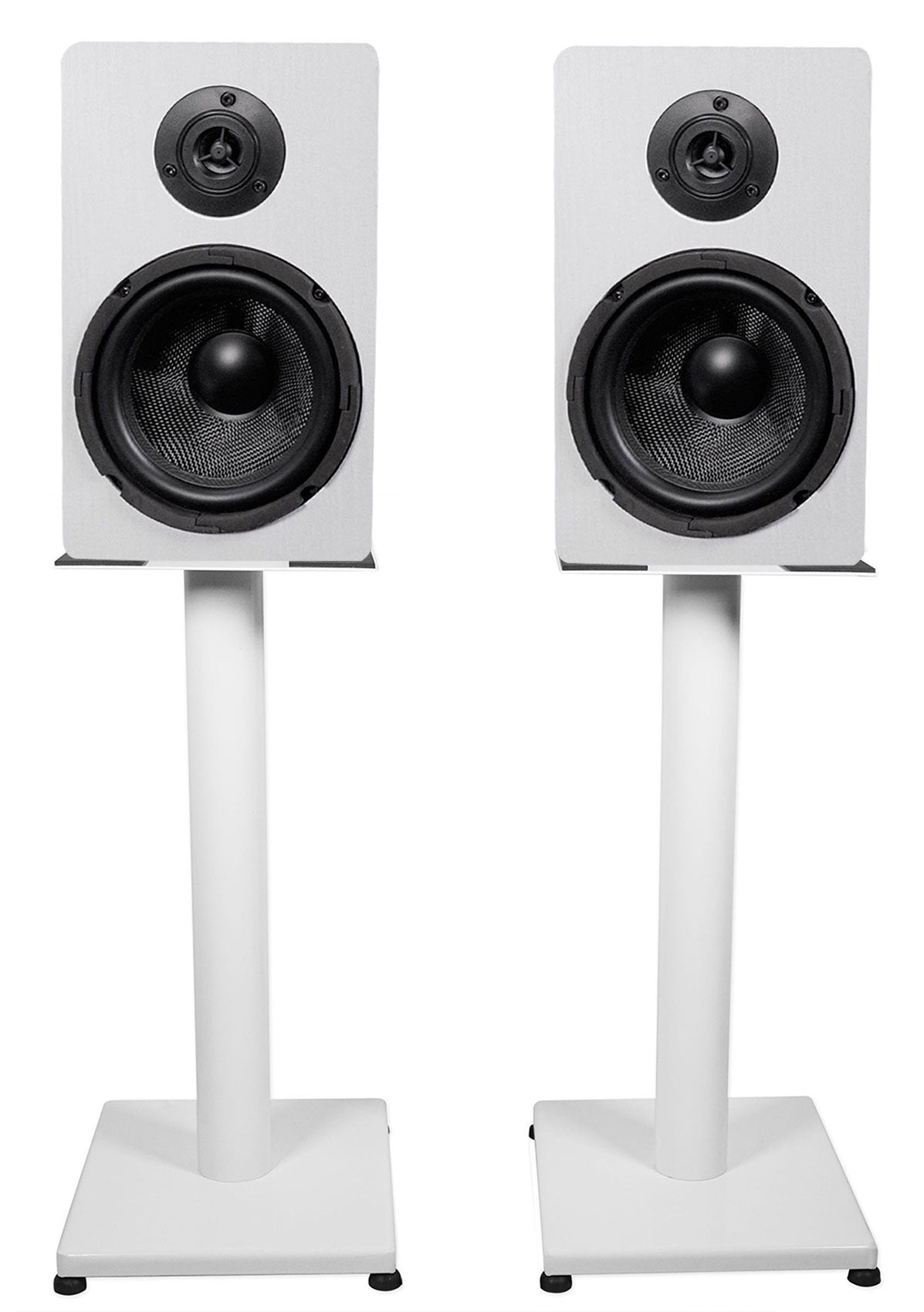 RockShelf 64W White + RS21W Stands Bundle