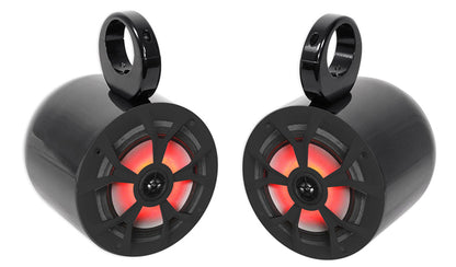 RKL65MBW 2-Pack + MAC65B Black Tower Cans Bundle