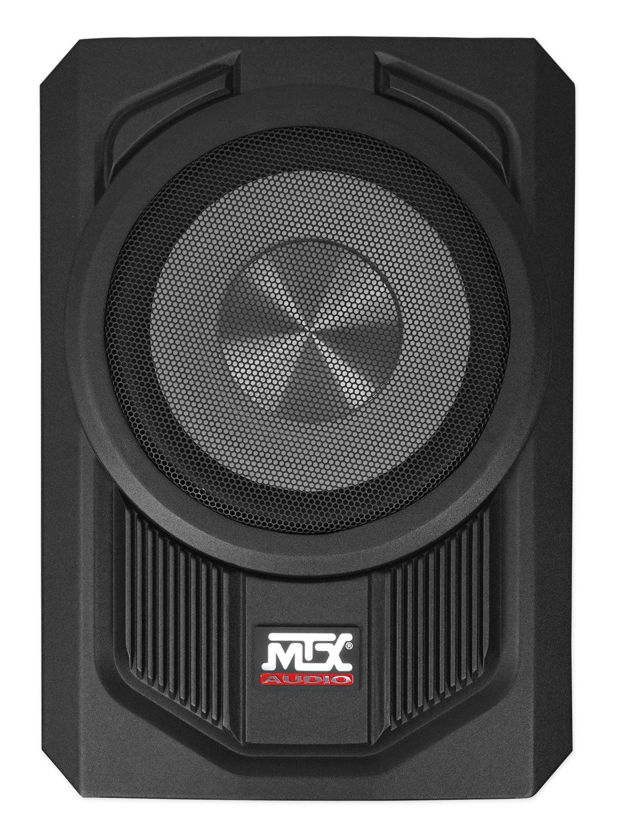 MTX TN8MS 8" 200w Slim Under-Seat Powered Car/Truck Subwoofer Sub+Remote+Amp Kit