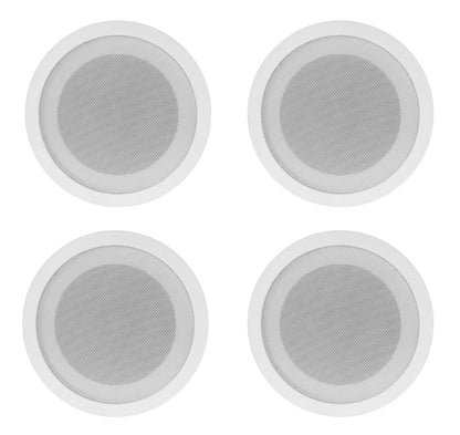 CCL5T White 68-Pack + RCS350-6 Amplifier Bundle