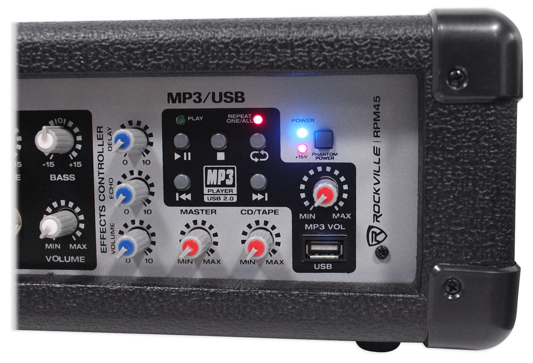 RPM45 Mixer + 3-Pack Mics Bundle