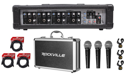 RPM45 Mixer + 3-Pack Mics Bundle