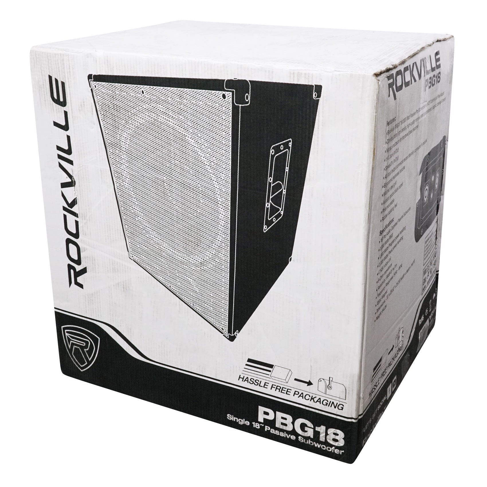 PBG18 18" Passive Subwoofer + ISO 12-18 Isolation Platform Bundle