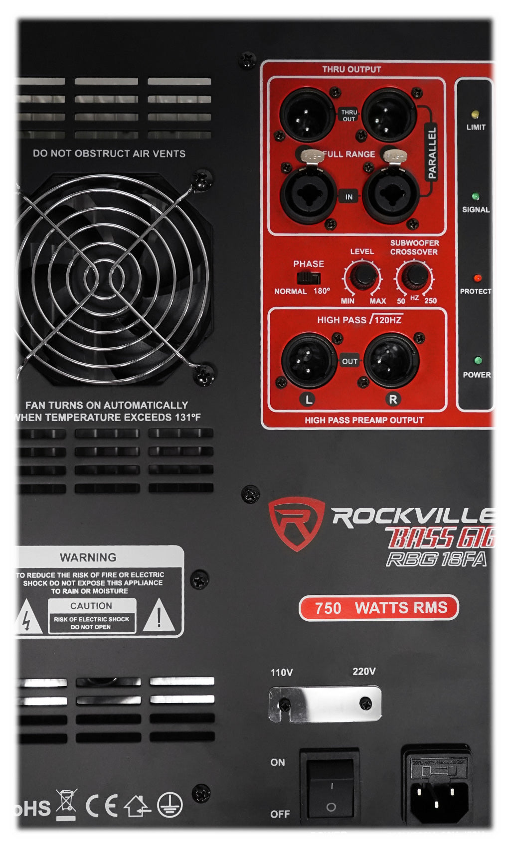 RBG18FA 18" Subwoofer + ISO 12-18 Isolation Platform Bundle