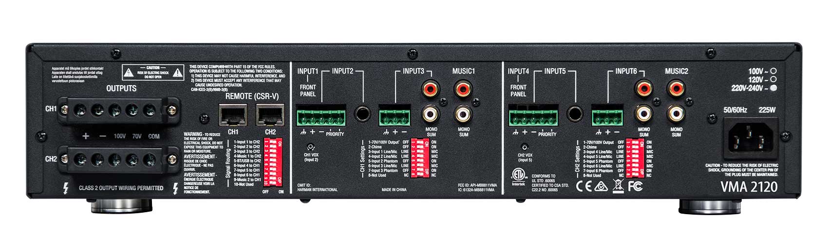 JBL 2-Channel Amplifier+(20) 3.5" Black Cube Speakers for Restaurant/Bar/Cafe