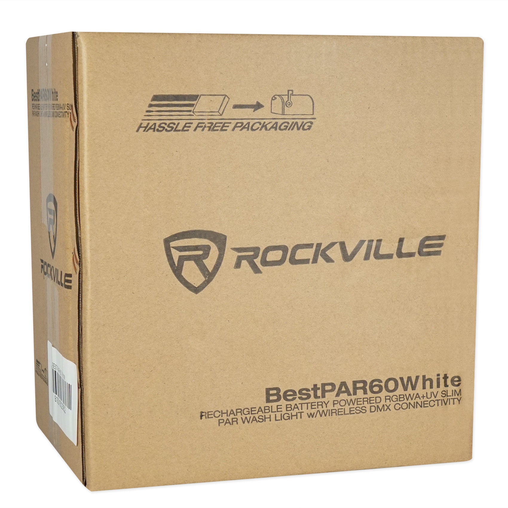 BEST PAR 60 White 2-Pack + ROCKFORCE W2 DMX Controller Bundle