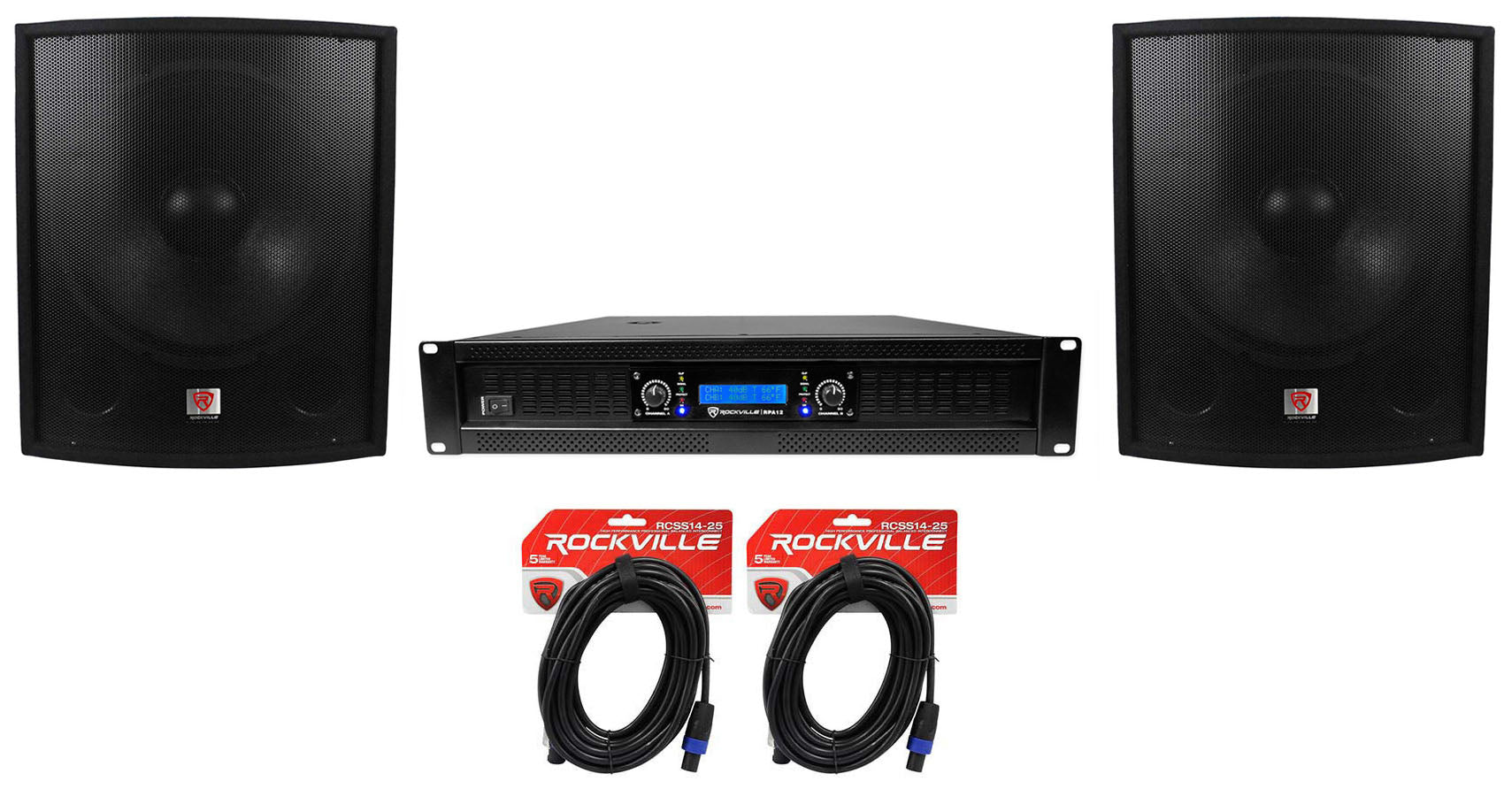 SBG1188 18" 2-Pack + RPA12 Amplifier Bundle