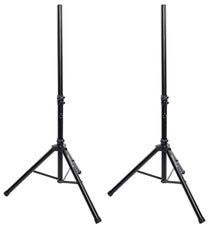 (2) Rockville Tripod DJ PA Speaker Stands Adjustable Height