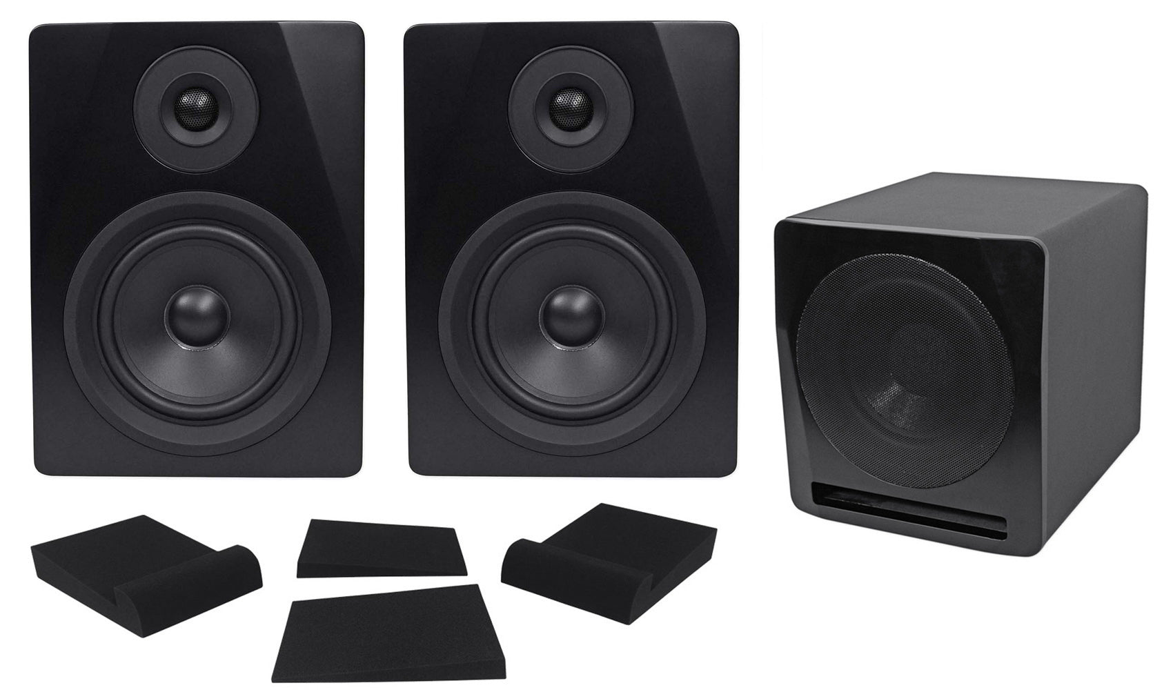 APM5B 5.25" Studio Monitors + APM10B 10" Subwoofer Bundle