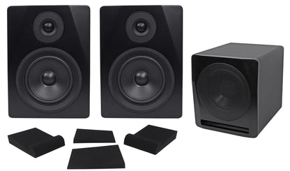 APM5B 5.25" Studio Monitors + APM10B 10" Subwoofer Bundle