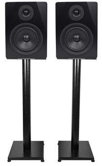APM5B Black + RS29B 29" Speaker Stands Bundle