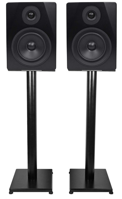 APM5B Black + RS29B 29" Speaker Stands Bundle
