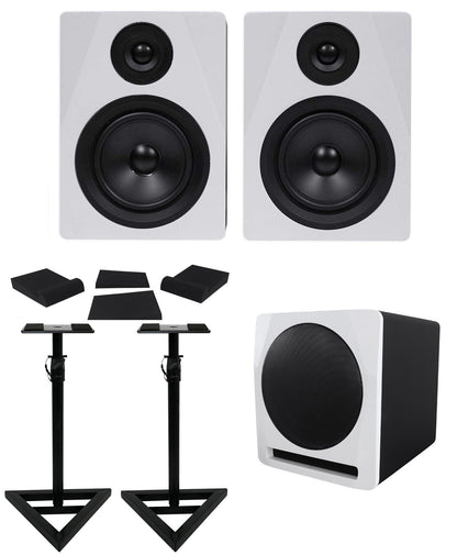 APM5W 5.25" Studio Monitors + APM10W 10" Subwoofer Bundle