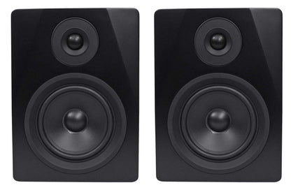 APM5B Black + RS29B 29" Speaker Stands Bundle