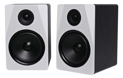 APM8W White + Studio Monitor Speakers Bundle