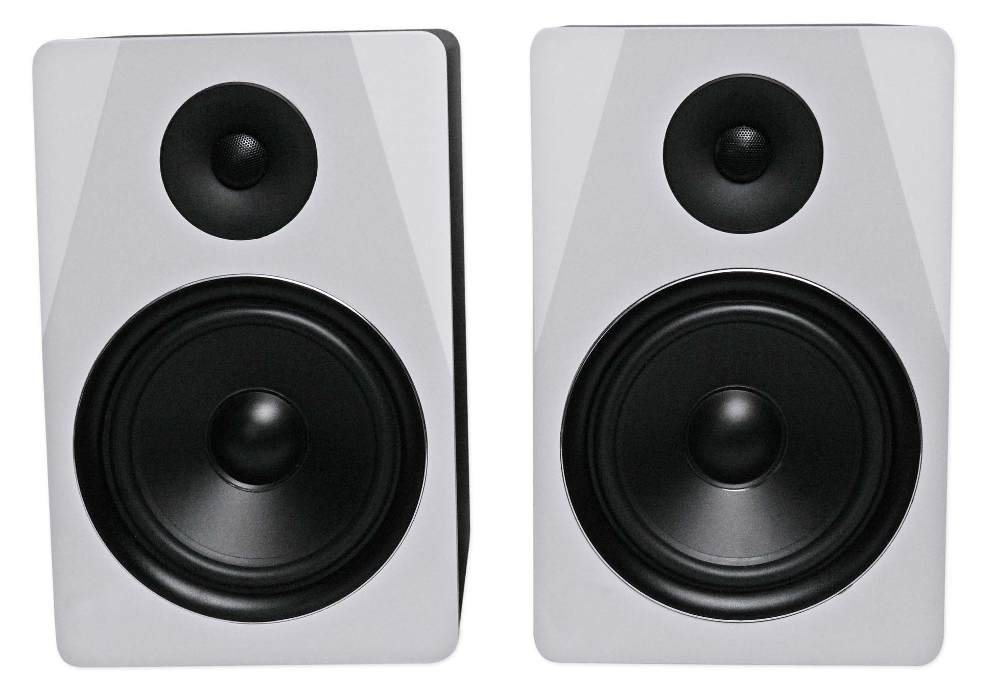APM8W White + Studio Monitor Speakers Bundle