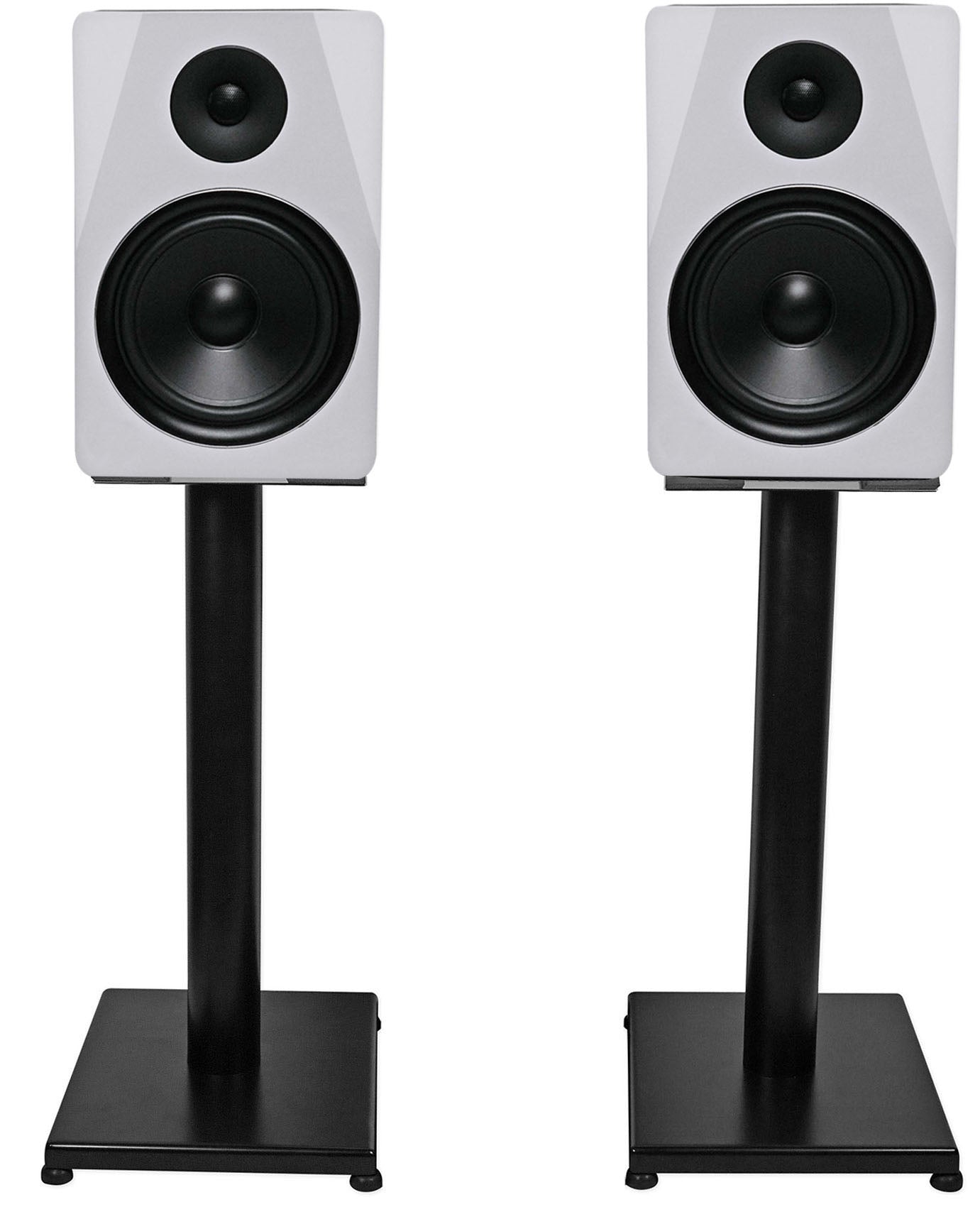 APM8W White + RS21B 21" Stands Bundle