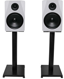 APM8W White + RS21B 21" Stands Bundle