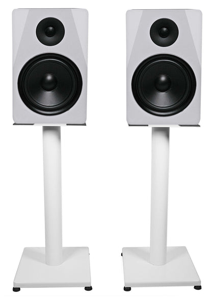 APM8W White + RS21W 21" Stands Bundle