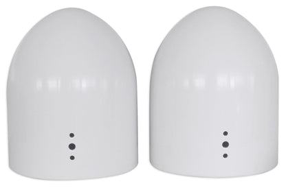 RKL80MW 2-Pack White + MAC80W White Tower Enclosures Bundle