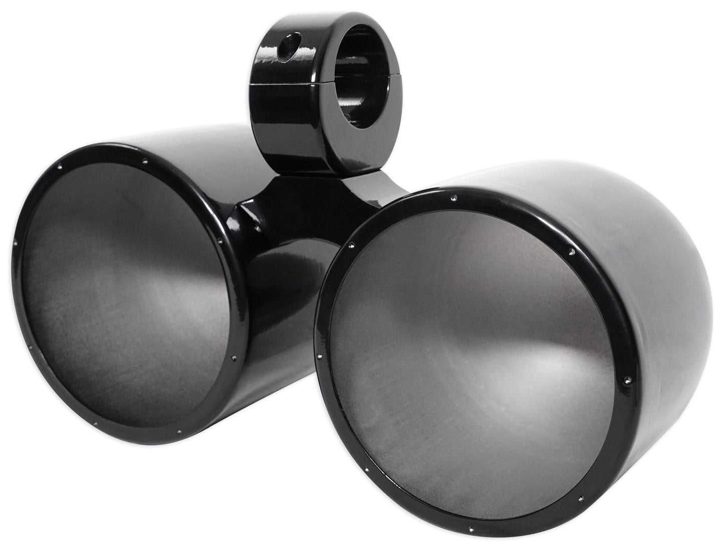 RKL80MB LED 2-Pack + Black Dual 7.7" Cans Bundle