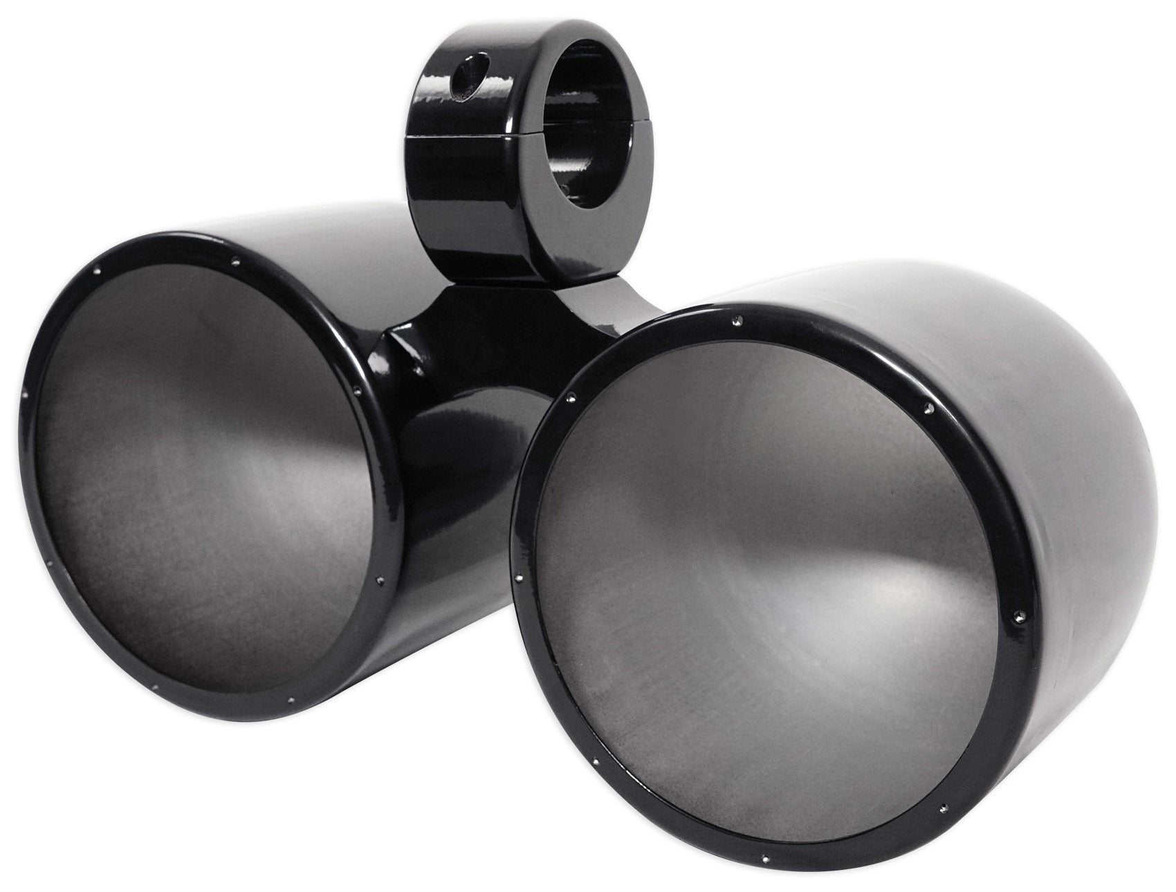 RKL80MB LED 2-Pack + Black Dual 7.7" Cans Bundle